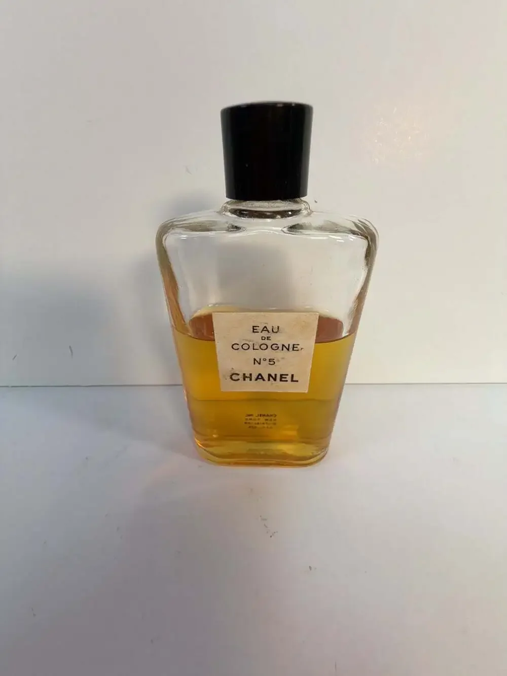 Vintage Chanel No. 5 Eau de Cologne 3.2 fl. oz. Bottle